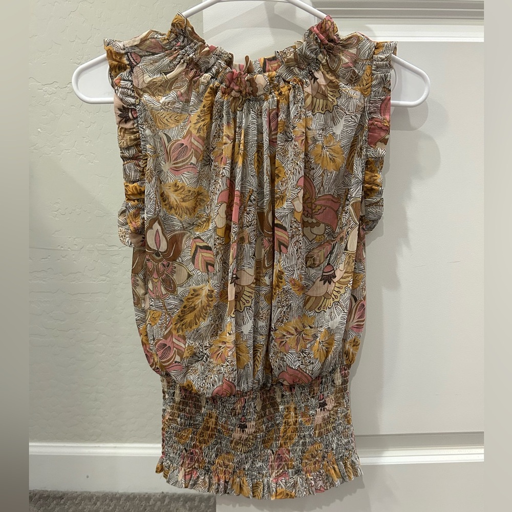 Rachel Zoe Floral Smocked Women's Top